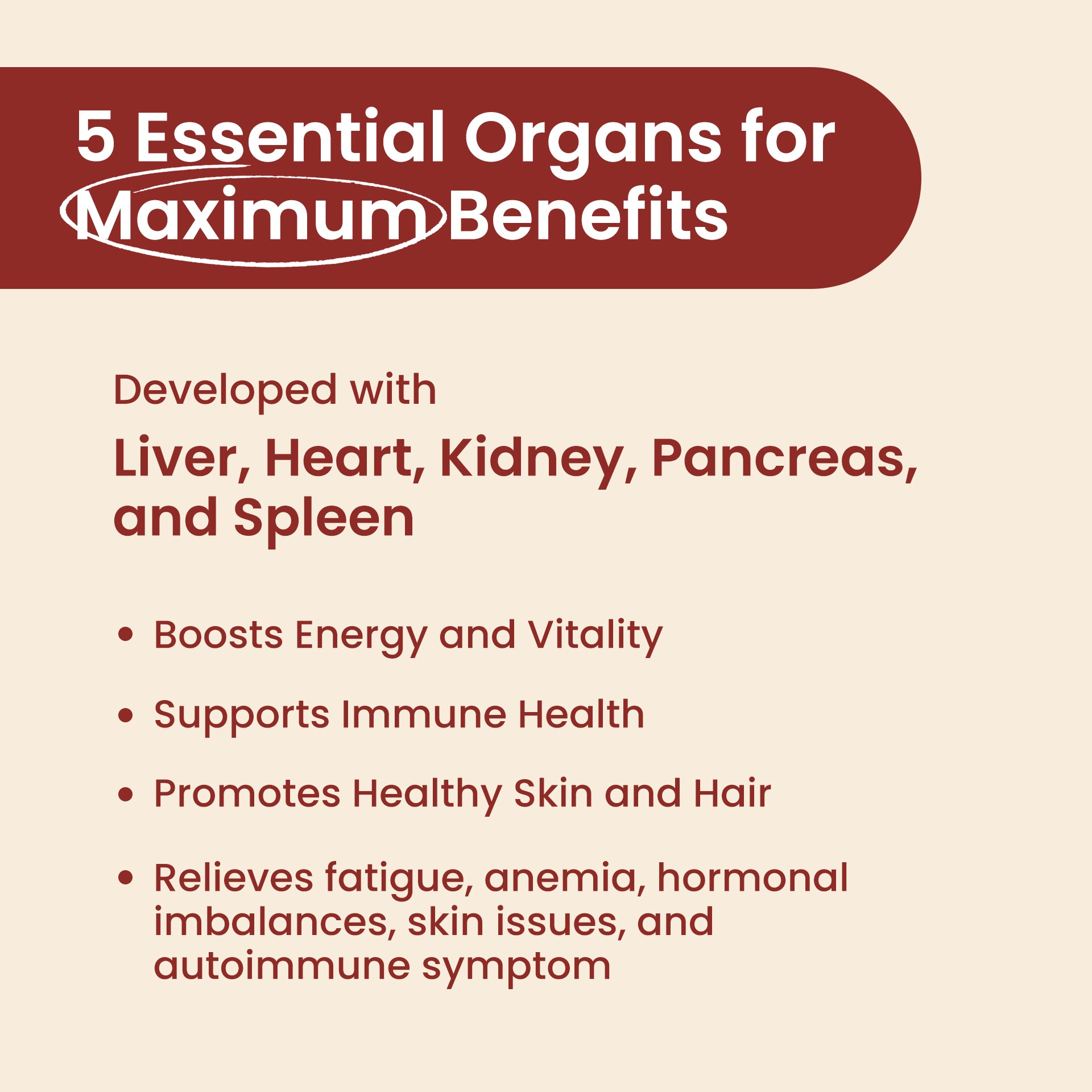 Beef Organs Superfood (2 Bottles)