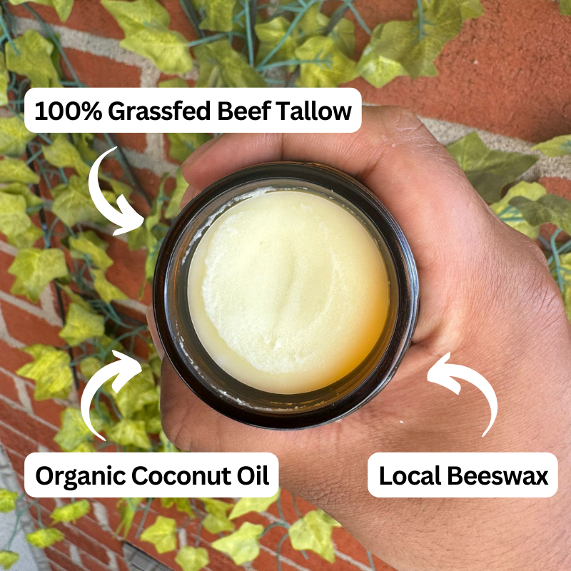 100% Grassfed Beef Tallow Balm