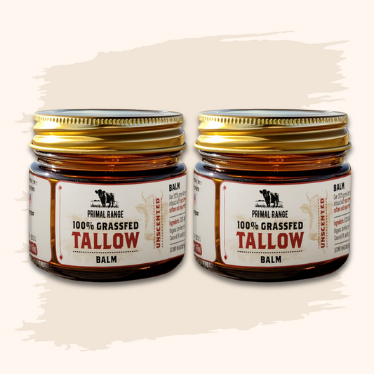 100% Grassfed Tallow Balm (2 Jars)