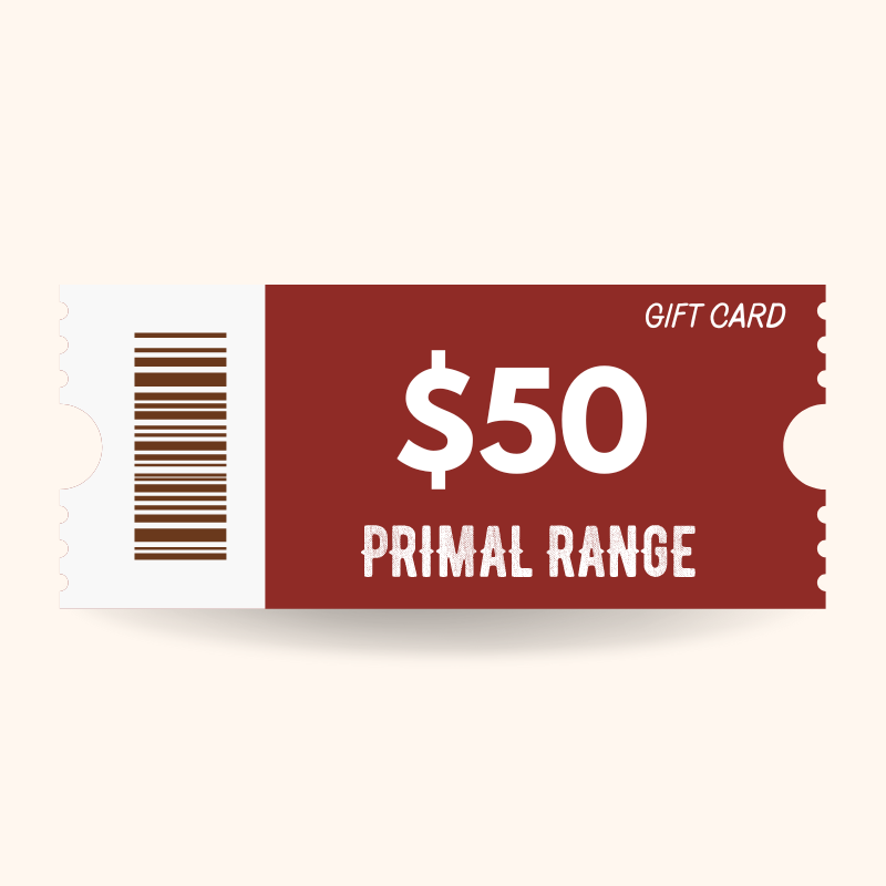 $50 Primal Gift Card